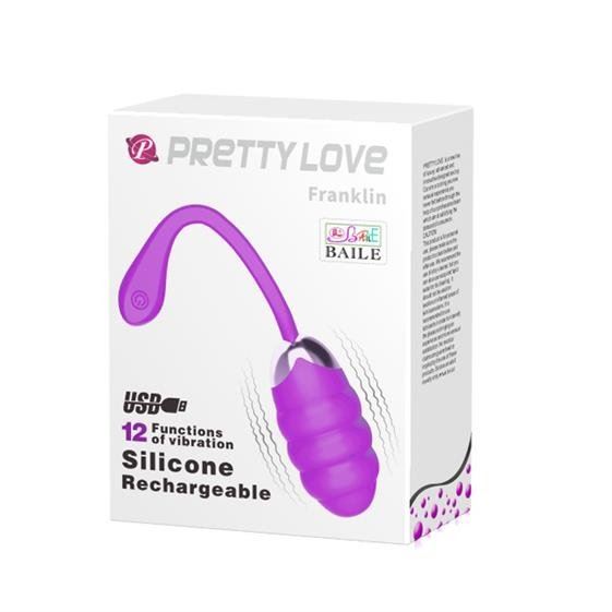 Pretty Love Franklin Vibrating Egg purple USB