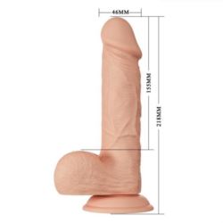 Beautiful Encouter Bahamut Real Dildo 16 cm flesh