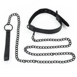 Collar with Leash black