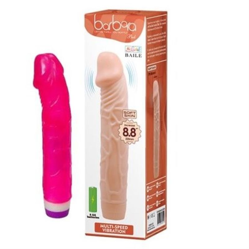 Barbara Bob vibrator red 22,5 cm