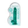 Realistic Dildo crystal turquoise 7"17 cm