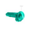 Realistic Dildo crystal turquoise 7"17 cm