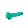 Realistic Dildo crystal turquoise 7"17 cm