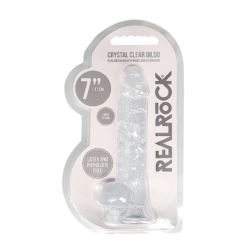 Realistic Dildo transparent 7"17 cm