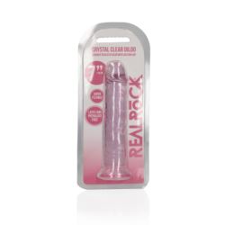 Realistic Dildo crystal pink 7"18 cm
