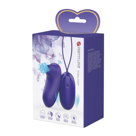Pretty Love Orthus-Youth stimulator and egg purple