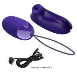 Pretty Love Orthus-Youth stimulator and egg purple