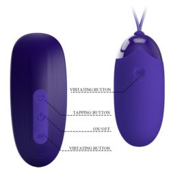 Pretty Love Orthus-Youth stimulator and egg purple
