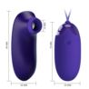 Pretty Love Orthus-Youth stimulator and egg purple