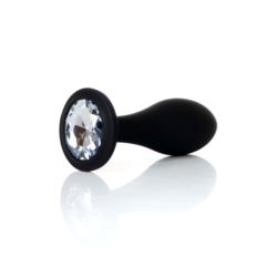 Silicone plug black clear L