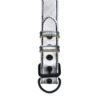 Bondage fetish collar and leash silver