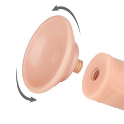 8" Sliding Skin dual layer dong flesh