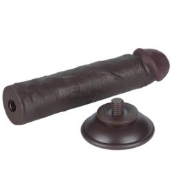 8"Sliding Skin dual layer dong black