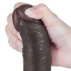8"Sliding Skin dual layer dong black