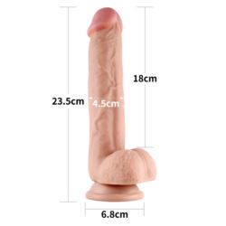 9"Sliding Skin Dual-layer Dong flesh