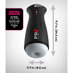 PDXE Fap-Gasm Frosted masturbator USB