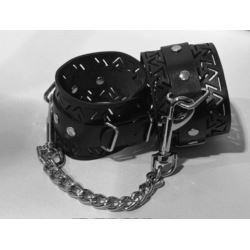 KajdanyAżur Skórzane Azteckie Trójkat_Łańcuch20 cm